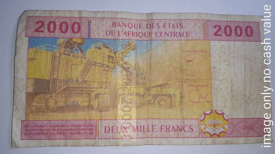CAMEROON 2000 FRANCS FV=R51