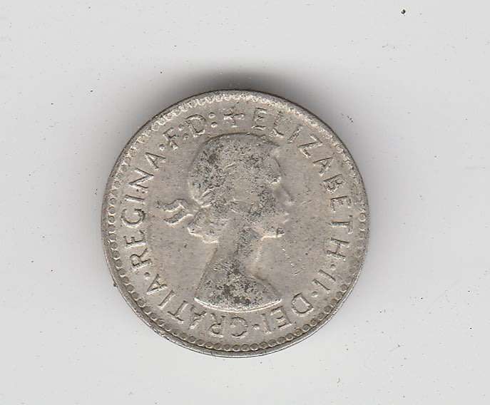 AUSTRALIA THREE PENCE SILVER1959