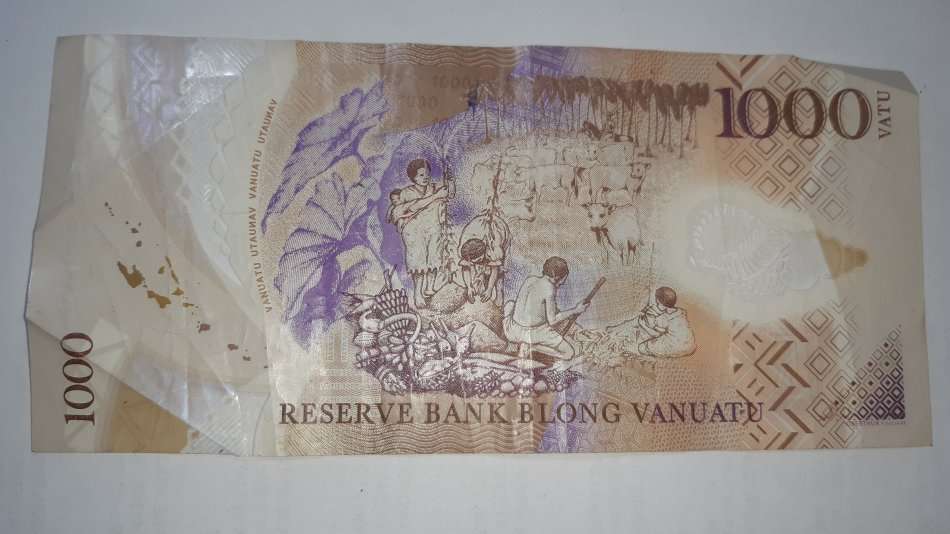 VANUATU 1000 VATU- LONG GOD YUMI STANAP - POLYMER FACE VALUE R127