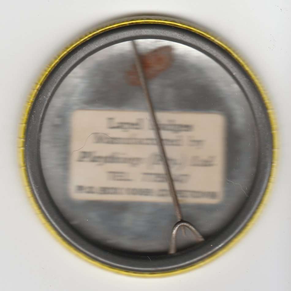 VINTAGE BP DIE SMURF - KLUB - THE SMURF CLUB LAPEL BADGE -55mm