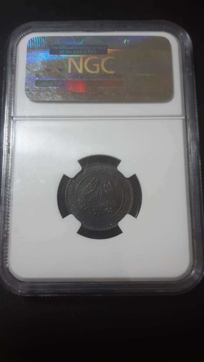 SOUTH AFRICA FARTHING 1931 "ZUID" MS63 BN NGC