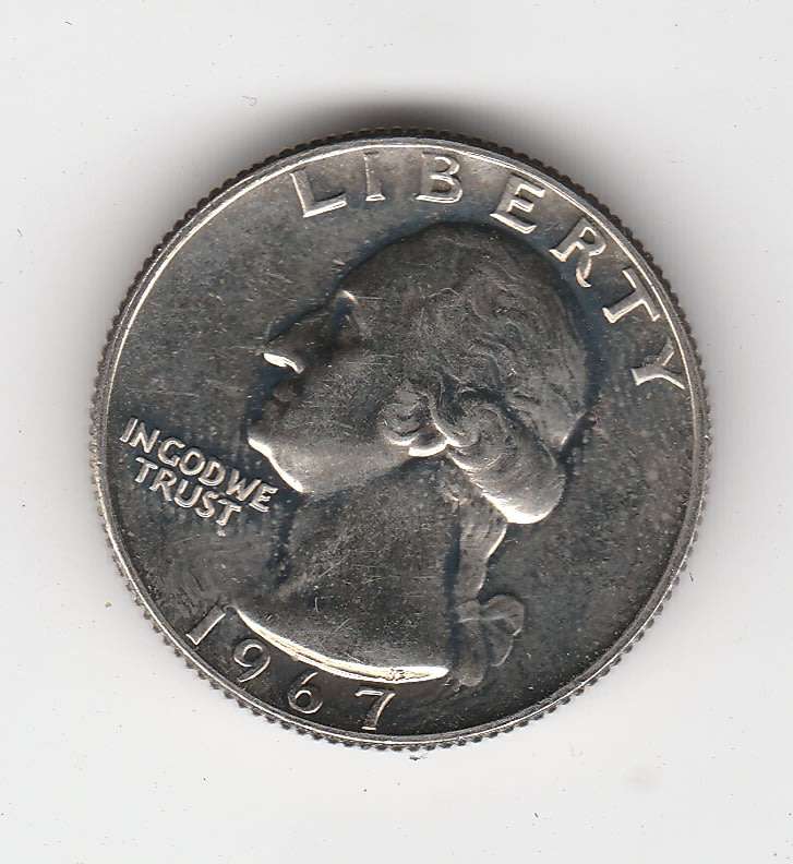 USA QUARTER 1967 HIGH GRADE