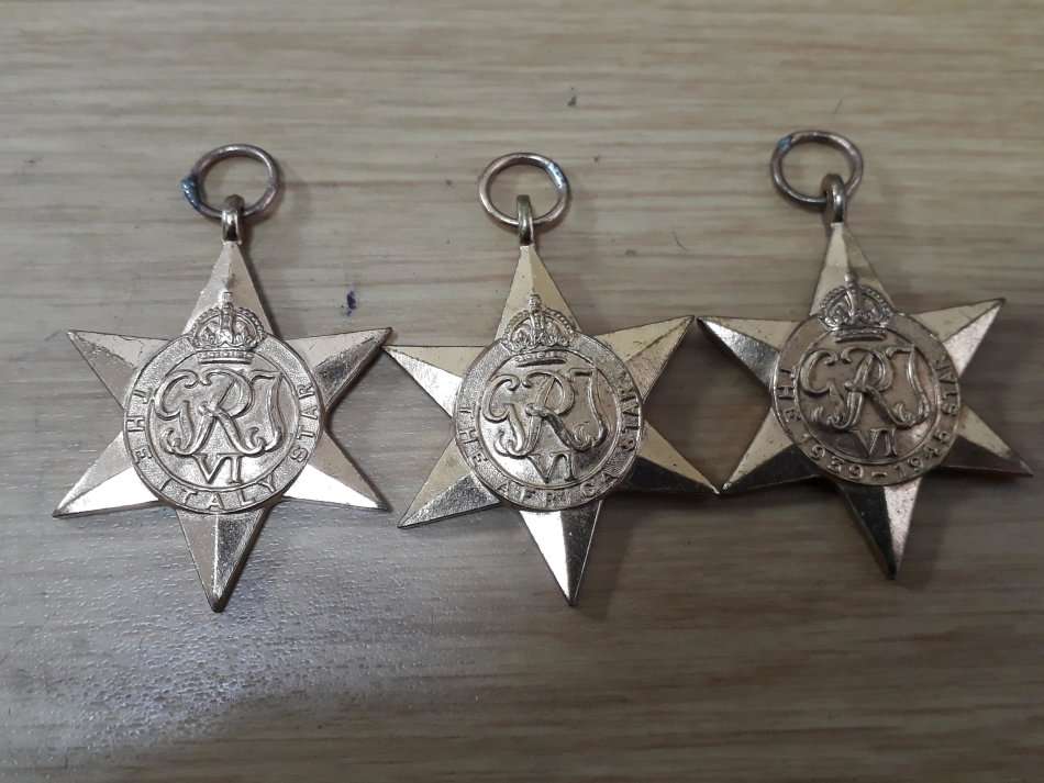 WWII STAR TRIO W.P. SKINNER