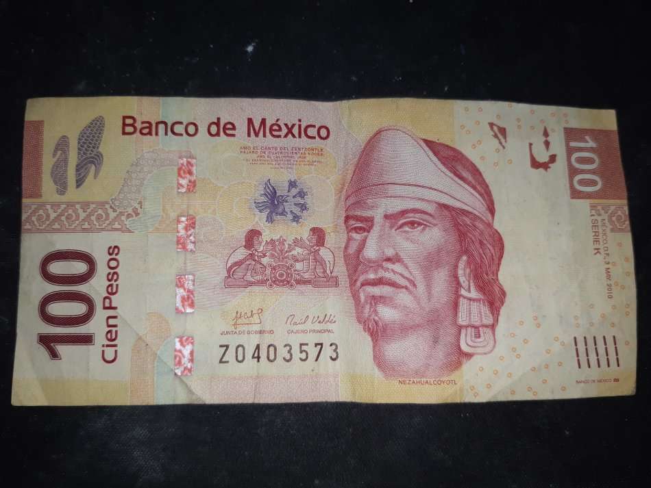 MEXICO 100 PESOS FV=R76.98