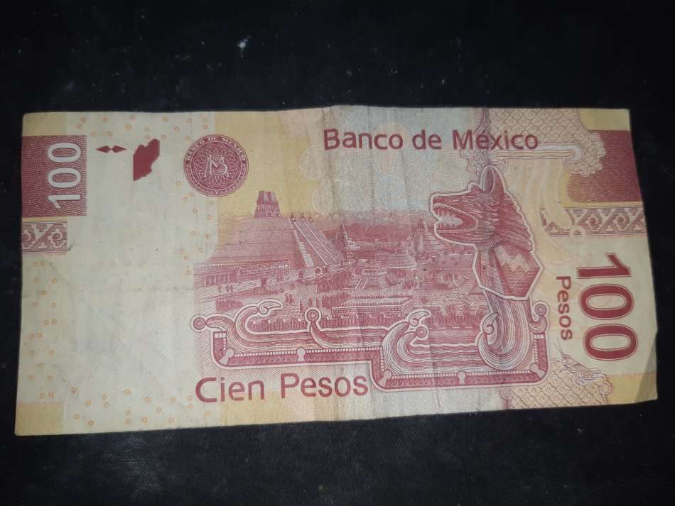 MEXICO 100 PESOS FV=R76.98