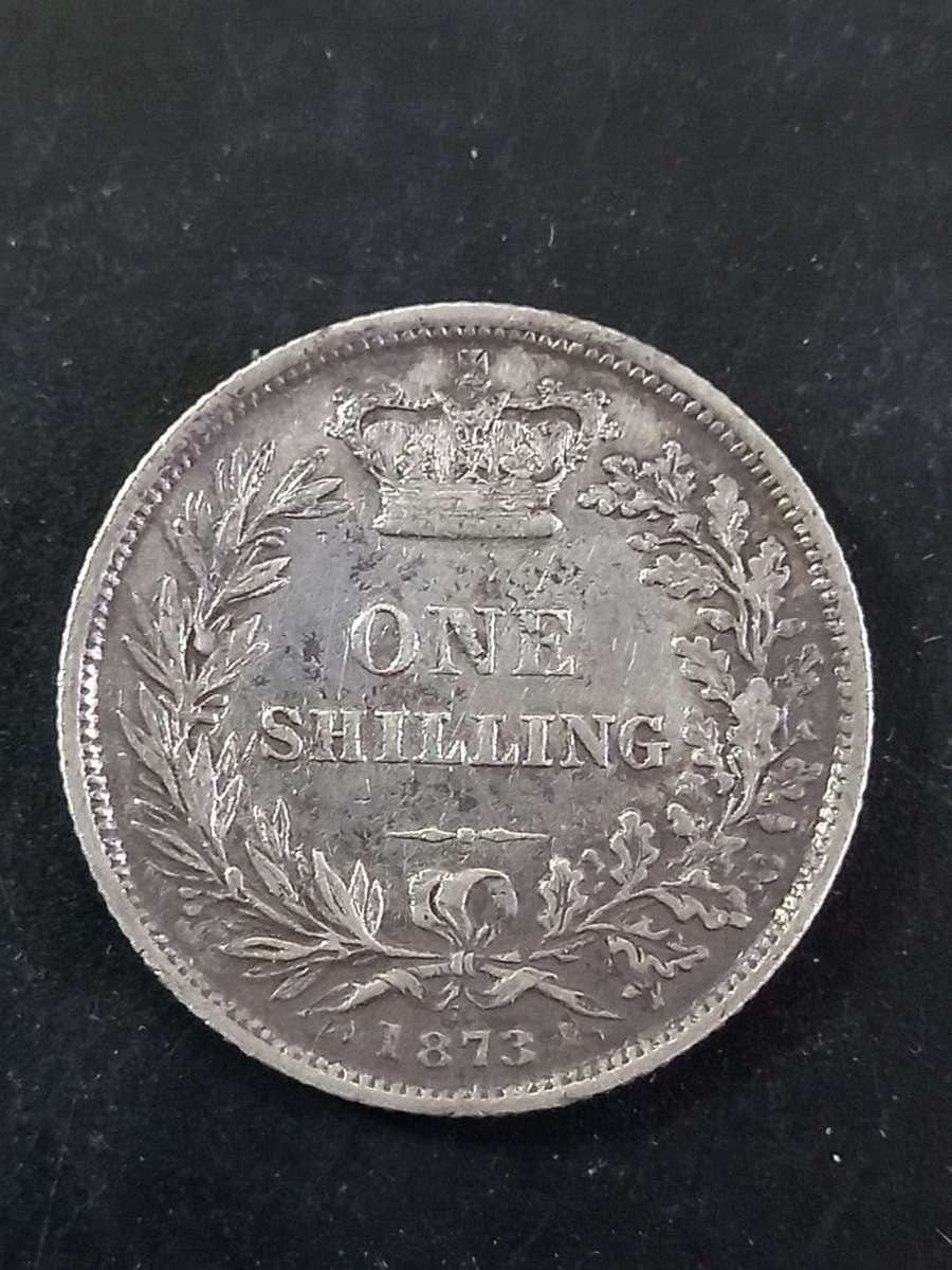 GREAT BRITAIN SHILLING VICTORIA 1873