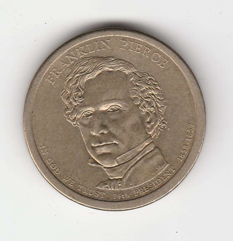 USA DOLLAR 2010 FRANKLIN PIERCE HIGH GRADE