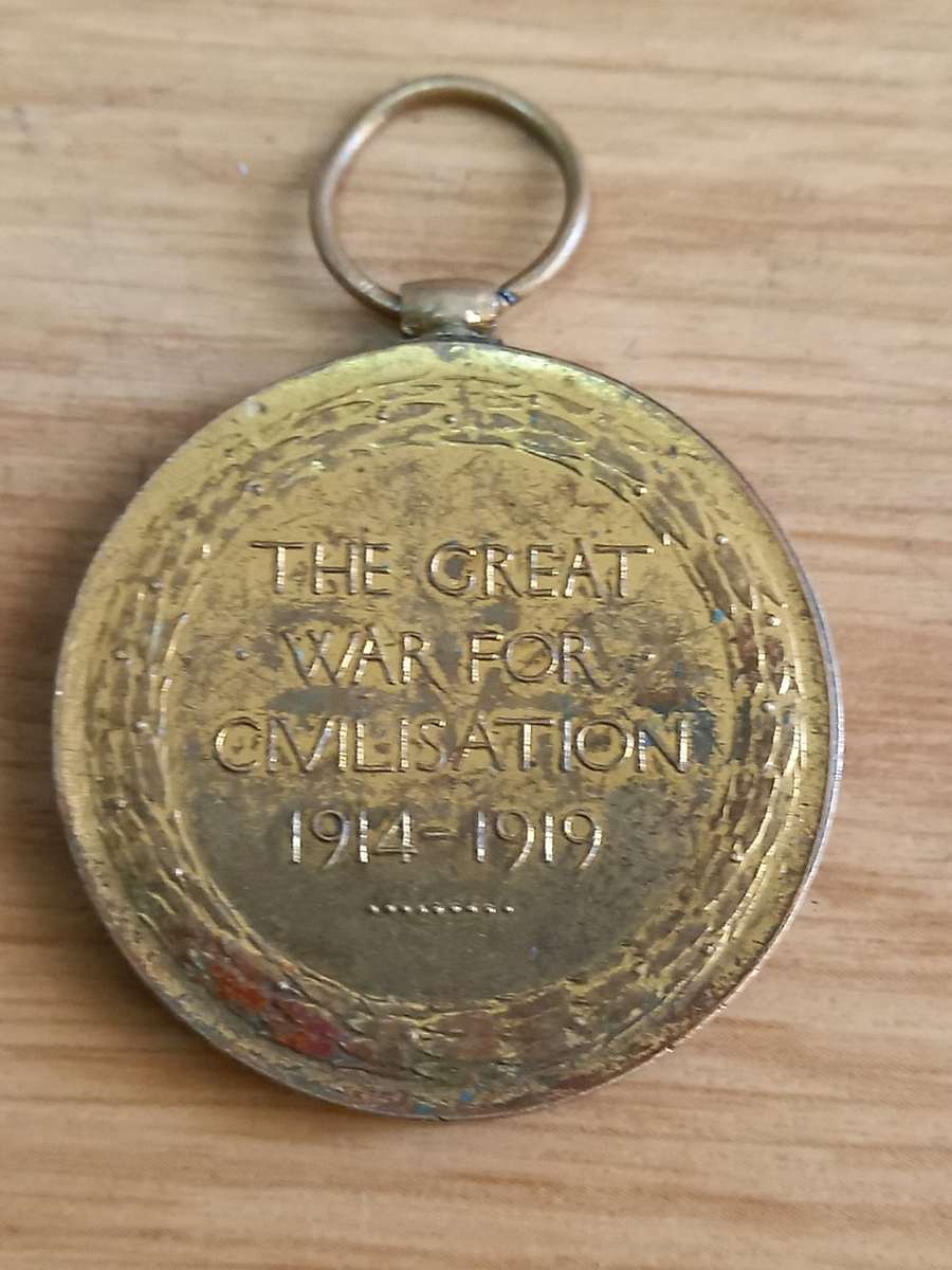 WWI VICTORY MEDAL 17325 PTE W.H. WILLIAMS WEISH REGIMENT