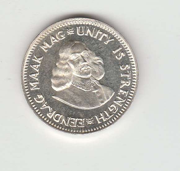 SOUTH AFRICA TWO AND A HALF CENTS 1961 PROOF