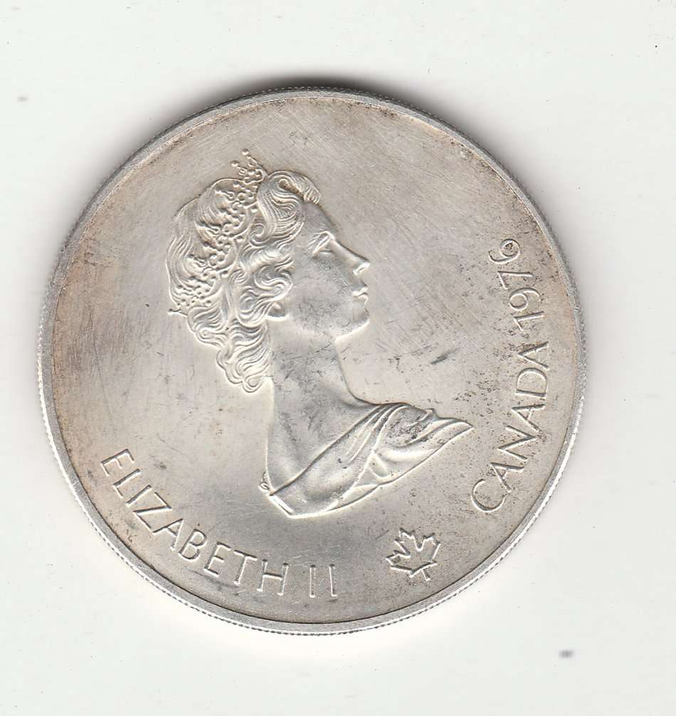 CANADA 5 DOLLARS MONTREAL OLYMPICS BOXING 1976 .925 SILVER
