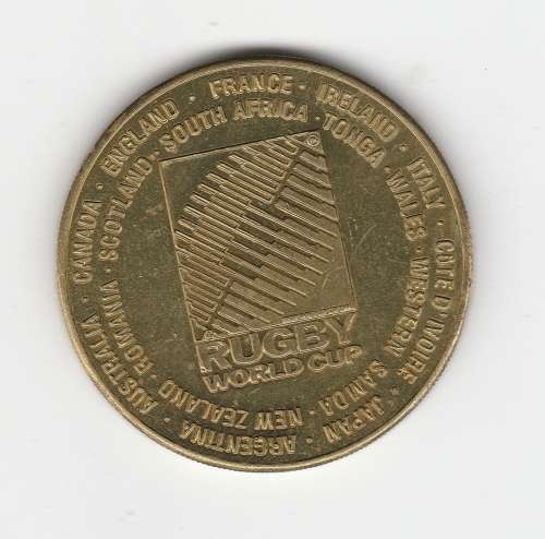 RUGBY WORLD CUP 1995 SOUTH AFRICA MEDALLION