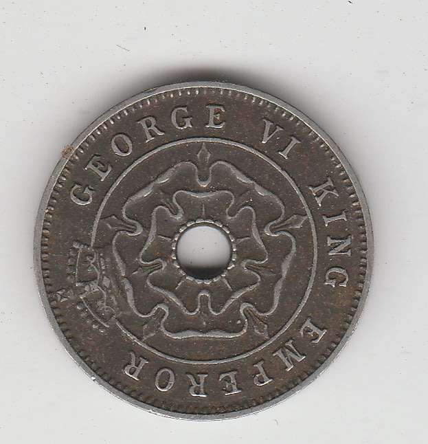 SOUTHERN RHODESIA HALF PENNY 1938