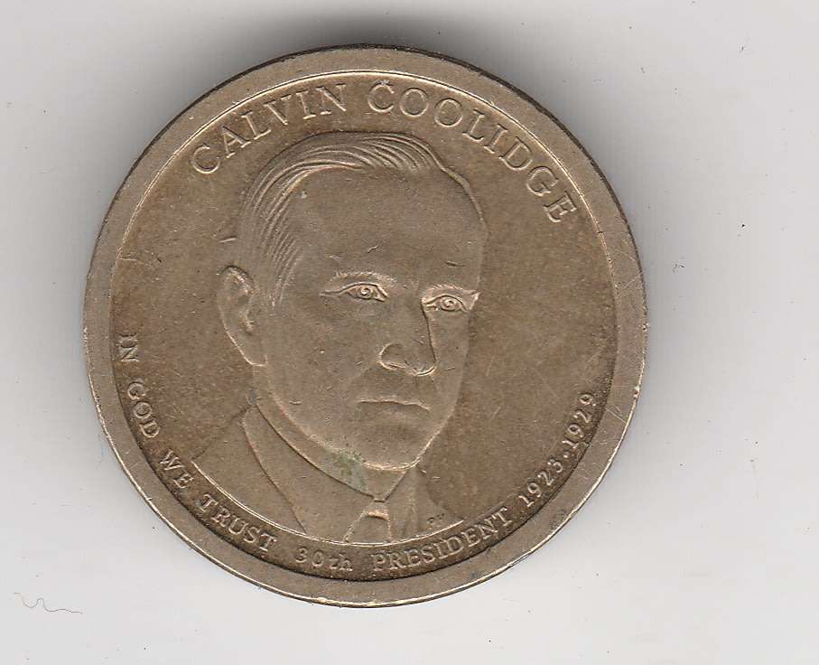 USA DOLLAR CALVIN COOLDIGE 2014
