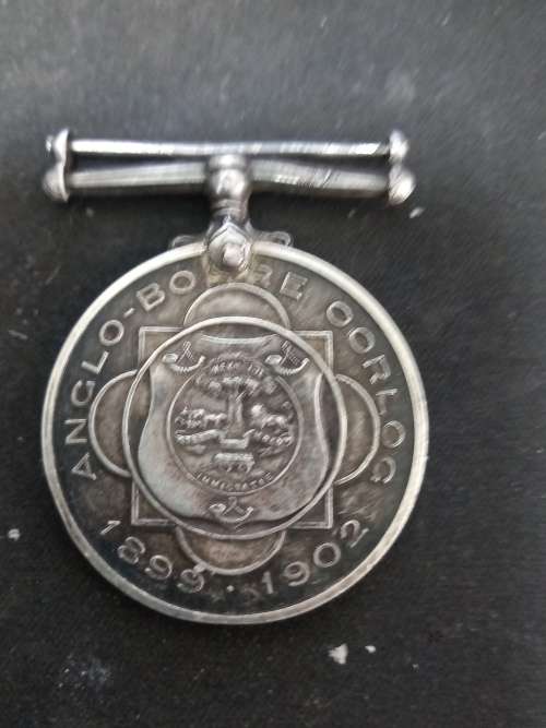 ANGLO BOER WAR MEDAL KORPL VOSTER - NAMING COMPROMISED