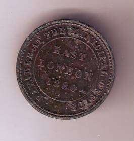 EAST LONDON MUNICIPALITY 1 D PENNY  TOKEN
