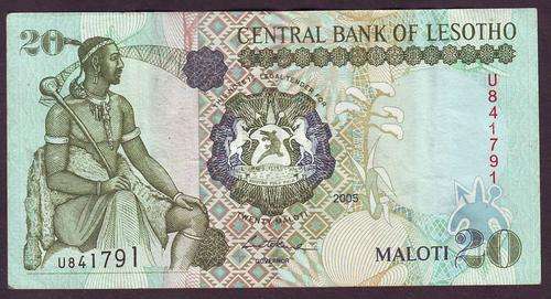 LESOTHO 20 MALOTI U 2005 - FARMING