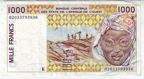 SENEGAL (K) WEST AFRICA 1000 FRANCS