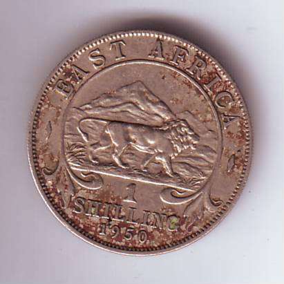 EAST AFRICA ONE SHILLING  1950