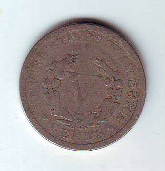 USA 5 CENTS 1906