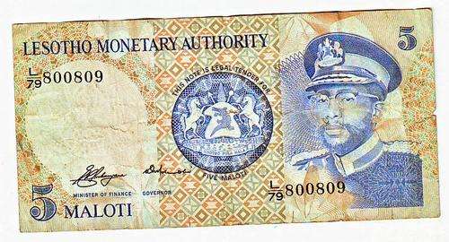 LESOTHO 5 MALOTI - SPINNING