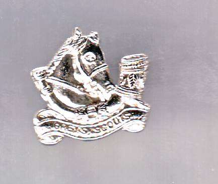 GREY'S SCOUTS ANODISED COLLAR BADGE WORN 1976-1980