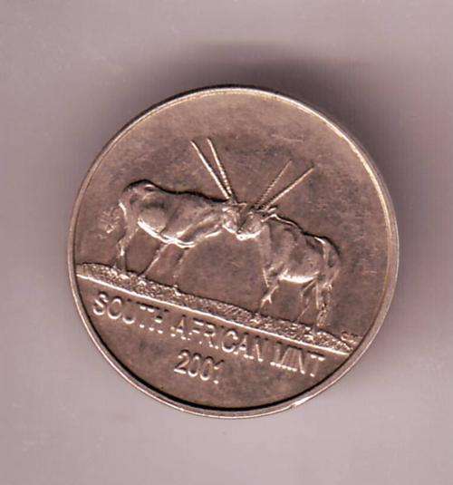 COIN WORLD WORLD OF COINS SA MINT TOKEN 2001 GEMSBOK