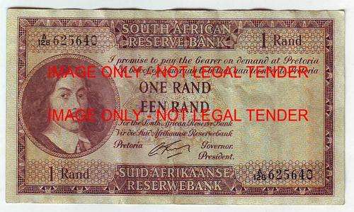 SOUTH AFRICA 1 RAND G. RISSIK A128 625640