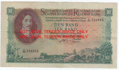 SOUTH AFRICA TEN RAND G.RISSIK C24 316893