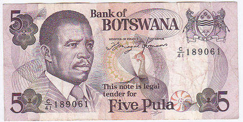BOTSWANA 5 PULA C/41 189061 - BUCK