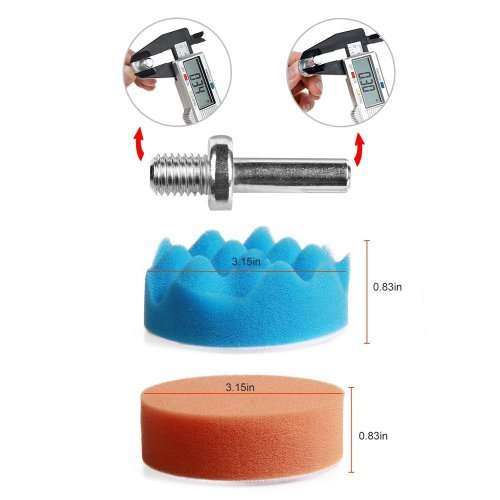 *LOCAL STOCK* Fontic 11pcs 80mm Drill Buffing Pads Car Polishing kit , Boat, Bike, Truck