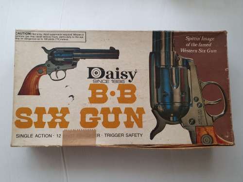 DAISY B.B. SIX GUN MODEL1782 BB GUN RARE VINTAGE COLLECTIBLE