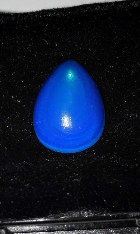 1.73ct STUNNING PEAR Semi-Translucent NATURAL OPAL *SEA BLUE*