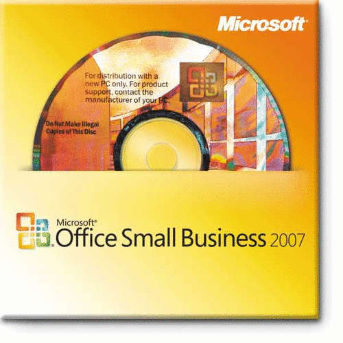Microsoft Small Business 2007 - Original Disc and Packaging