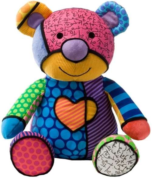 Collectable Authentic BRITTO POP-PLUSH Bear **World Renowned Artist**