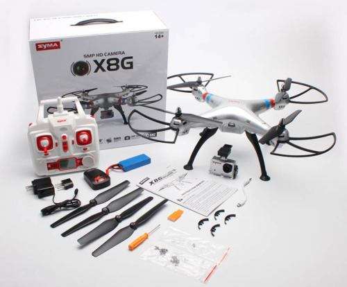 Syma X8G 5-8 Megapixel Camera Drone / Quadcopter with 4GB MicroSD card