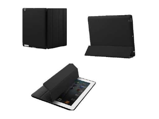 Ipad / Ipad 3 Smart Leather Cover with foldable stand