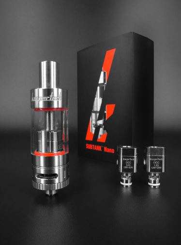 Authentic Kangertech Subtank Nano Clearomizer - 3.0ml tank, 18.5mm diameter, Valve Control
