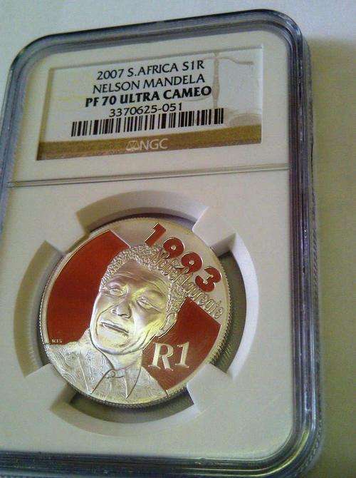 !!!!WOW 2007 Nelson Mandela PF70 UC!!!