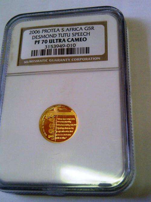 !!!RARE TO FIND!!!2006 DESMOND TUTU SPEECH G5R PF 70 UC!!!!!!