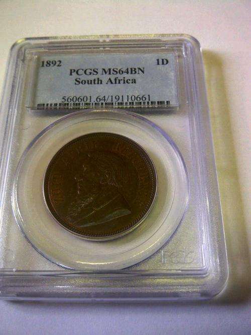 !!!!Extremely RARE!!!!1892 MS64 BN PENNY!!!!