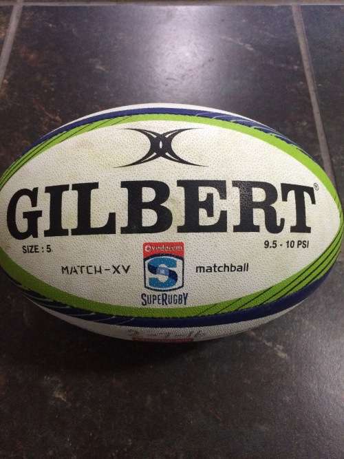 Gilbert Match XV Match used ball Kings vs Highlanders 02/07/2016