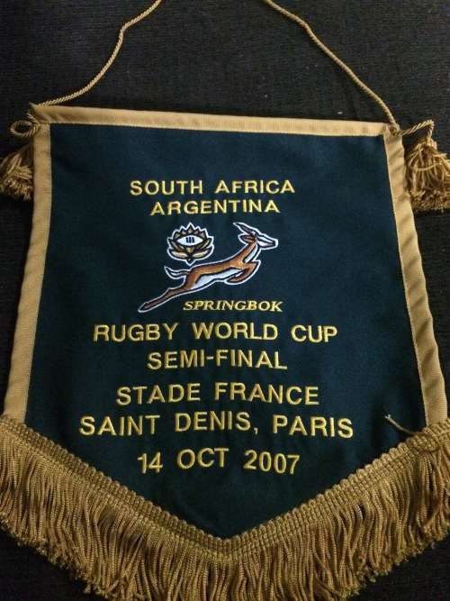 Springbok Pendant SA vs Arg RWC 2007 Semi Final 14 Oct 2007