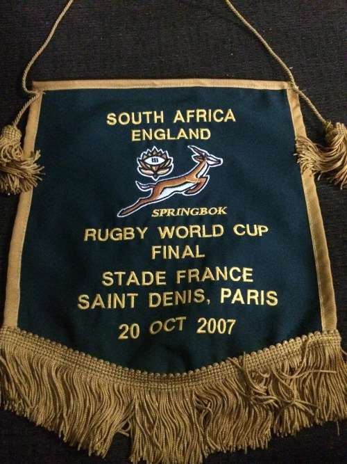 Springbok Pendant SA vs Eng RWC 2007 Final 20 Oct 2007 !!!!!!!