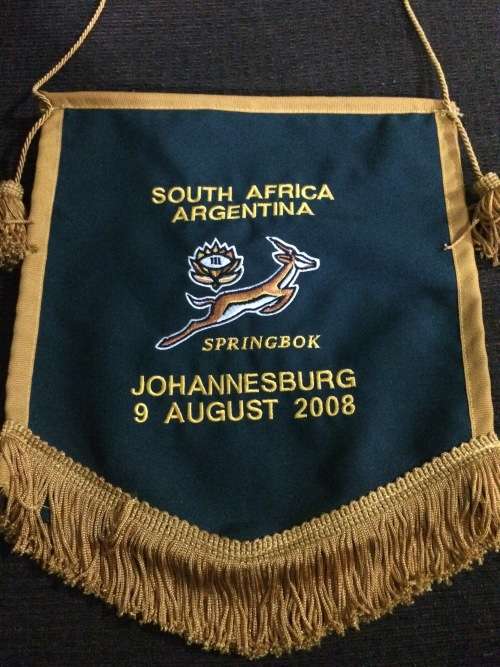 Springbok Pendant SA vs Arg 9 Aug 2008