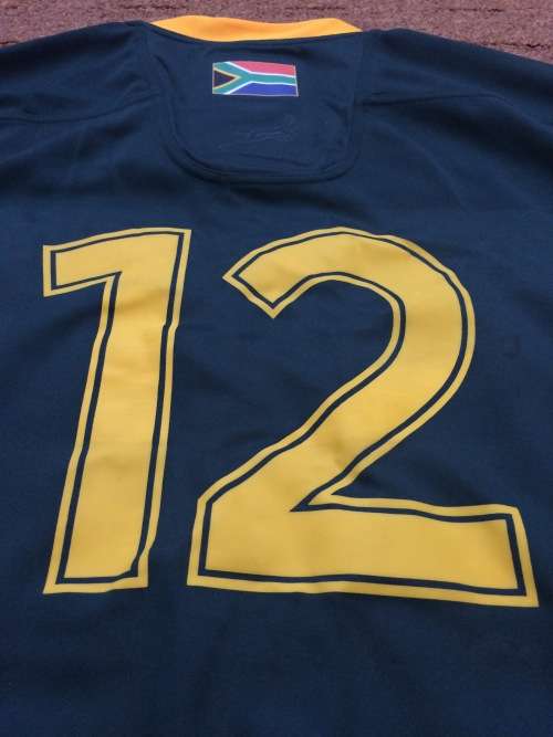 Springbok Rugby Jersey Players Issue No 12 !!!!