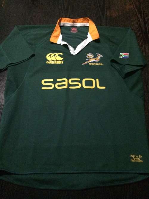 Springbok Rugby Jersey of Bakkies Botha !!!!