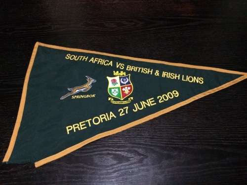 South Africa vs British & Irish Lions 27//06/2009  Touch judge Flag!!!