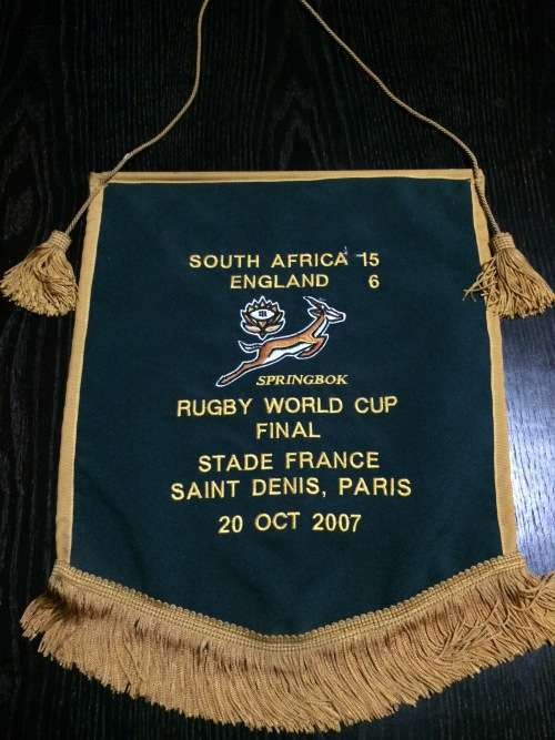 South Africa vs England RWC 2007 FINAL!! Pennant