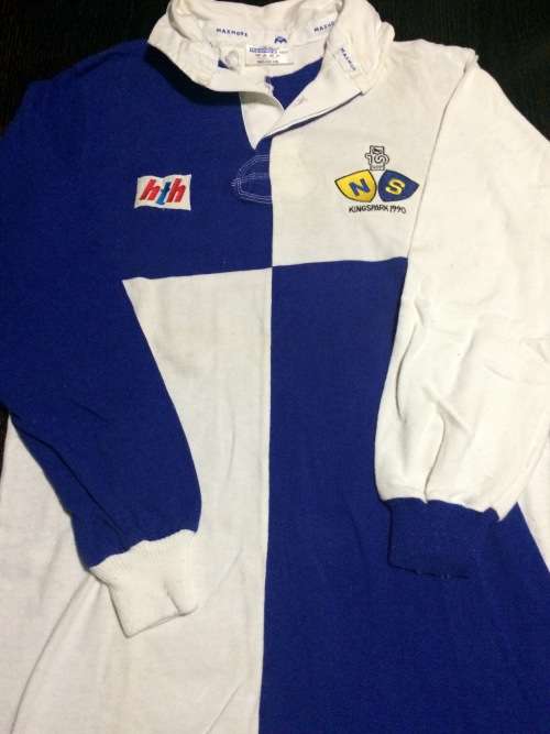 North vs South Rugby Jersey 1990 Kingspark no 4