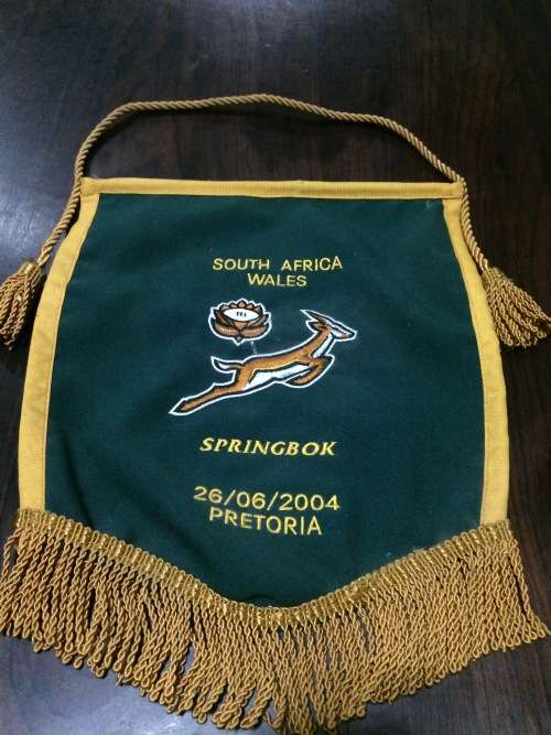 South Africa vs Wales 26/06/2004 pennant!!